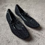Torrid  Black Mesh Polka Dot Flats SIZE 10.5WW Photo 1