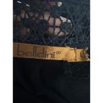 Beldini Black Crochet Knit Long Sleeve Blouse Size Large – Boho Photo 7