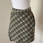 Line and Dot Plaid Mini Skirt Photo 2