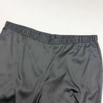 Eileen Fisher  Satin Straight Leg Pant Trousers Pull On Black Photo 8