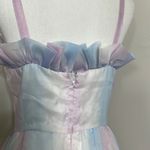 70s Vintage Prom Dress Blue Size undefined Photo 4