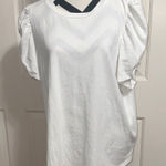 English Factory  White Puff Sleeve Blouse Photo 0