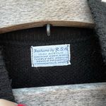 Vintage Wichita State Shockers Varsity Cheerleader Embroidered Ringer Sweater Black Size M Photo 5