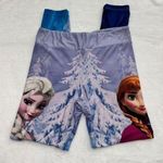 Frozen Anna and Elsa leggings, size Large Blue Photo 0