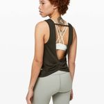 Lululemon Deep Stretch Tank Dark Olive Green Size 2 Photo 2