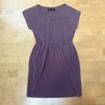 NWOT Nicole Miller New York Mauve Jersey Mini Dress, Size Large Purple Photo 3