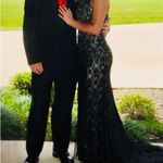 Elegant Black Lace Gown Size 2 Photo 1