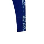 Under Armour Women's Leggings Fitted Heat Gear Low-Rise Blue White Size Medium Photo 5