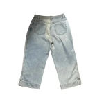 St. John Sport Womens Mid Rise Cropped Capri Denim Jeans Light Blue Size 4 Photo 2