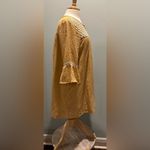 Hayden  Los Angeles bell sleeve Mustard Color ladies size large dress Photo 4