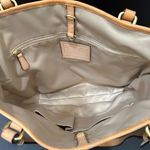 Coach Rare  F23683 Park Color Block Yellow Cream Tan Leather Tote Shoulder Bag Photo 13