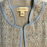 appleseed's Appleseed’s heavyweight knit long open cardigan, pastel blue/gray, NWOT size L Photo 7