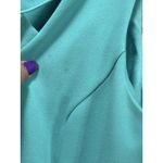 ALYX Green Fit Flare Dress Size 4 Sleeveless Open‎ Detail V Neck Back Zip Photo 2