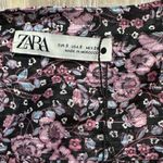 ZARA  Sheer Floral Cropped Blouse, Size Small Photo 2