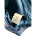 D&Co. Womens Genuine Leather Jacket XS Blue Zip Photo 3