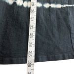 Steph Black Denim Tie Dye Baby Doll Long Sleeve Exaggerated Collar Dress XS/S Photo 8