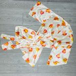 Cacique  floral tie belted robe silk feel sexy xs/s bath robe / lingerie Photo 1