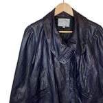 Classiques Entier  Leather Moto Jacket Purple size Large Photo 1