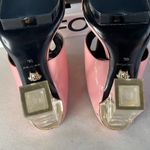 Versace New  Pink Patent Leather & Plexiglass Mules Photo 12
