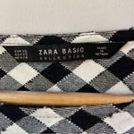 ZARA  Plaid Block Gingham Black & White Mini Dress Photo 6
