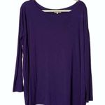 Piko  1988 Purple Long Sleeve Top Size Large Photo 0