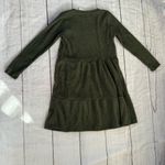 CENY new size XS dark green tiered long sleeve A line dress new Photo 6