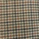 Brandy Melville tan & brown plaid houndstooth mini skirt Photo 3