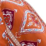 Medium Fall Maxi Dress Long Boho Medium Wrap Dress Cottage Prairie Orange Dress Photo 6