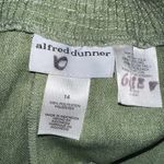 Alfred Dunner Womens  Dress Pants Pull On Pockets Green Size 14 (32Wx27L) Photo 8