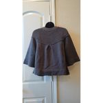 Apt. 9   Womens Beige Short Sleeve A-line cropped Cardigan w 3 Buttons Size Medium Photo 4