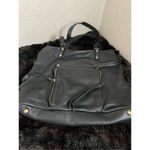 Kooba  Black Pebbled Leather Double Handle Shoulder Bag Tote Purse-15x12x4 Photo 2