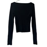 Olive + Oak Women's Black Long Sleeve Pullover Knit Sweater Size Medium Classic Photo 1