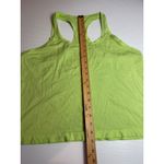 Lululemon  Racerback Tank Top Built In‎ Bra Chartreuse Yellow Green Activewear 14 Photo 1