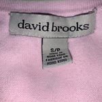 David Brooks Vintage light pink cardigan and vest w/embroidered frogs small Photo 13