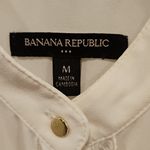 Banana Republic 💕💕 Button Down Dress Shirt ~ White Medium M NWOT Photo 6