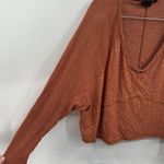 Out From Under UO Top Women Medium Dark Orange Dolman Sleeve Granolagirl Boho Photo 8