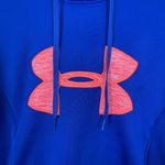 Under Armour  Woman's‎ Sz XS Blue Hoodie Sweatshirt Athletic Storm Photo 2