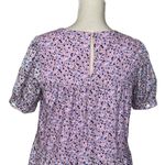 Pomander Place Lilac Floral Quinn Women’s Dress Size M Mini Dress Tiered Purple Size M Photo 6