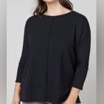 Spanx  Perfect Length Dolman Sweatshirt Size 1X Black‎ Lounge to Street Wear Photo 1