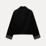 ZARA Black Corduroy Jacket Photo 1