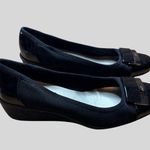 AK Anne Klein Sport Womens Black Slip On Wedge Shoe Size 6 Photo 1