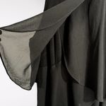 CHAPS  Sequin Cocktail Classy Party Black Tie Tiered‎ Chiffon Ruffle Dress SZ 8 M Photo 3