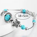 🦋 butterfly aqua marine bracelet 🦋​​​​​​​​​​​​​​​​​​​​​​ Photo 1