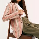 Free People simply stripe oversized blazer Photo 0