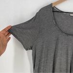 Wilfred Free  Thin‎ Stripes Gray Scoop Neck Relaxed Fit Short Sleeve Tee Size L Photo 2