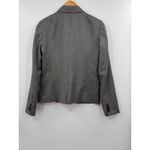 J.Crew  Donegal Mini Check Three Button Wool Cashmere Blazer Jacket Size 8 Grey Photo 7