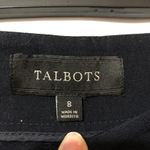 Talbots Navy Blue Signature Straight Leg Dress Pants Womens 8 Trouser Office Photo 2