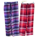 Live Love Dream  (2) Plaid Pajama Pants Sz S NWT Photo 0