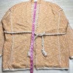 Free People Kimono XS Open Front Tassel Tie Belt Cardigan Sweater Knit Photo 6