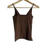 Free People  Intimately Brown Seamless V-Neck Bralette Camisole Top Size S Photo 5